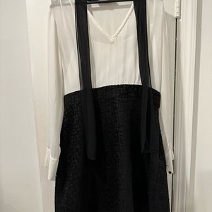 Karl Largerfeld Black and White dress Size 12